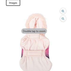 Justice doggy reversible puffer jacket